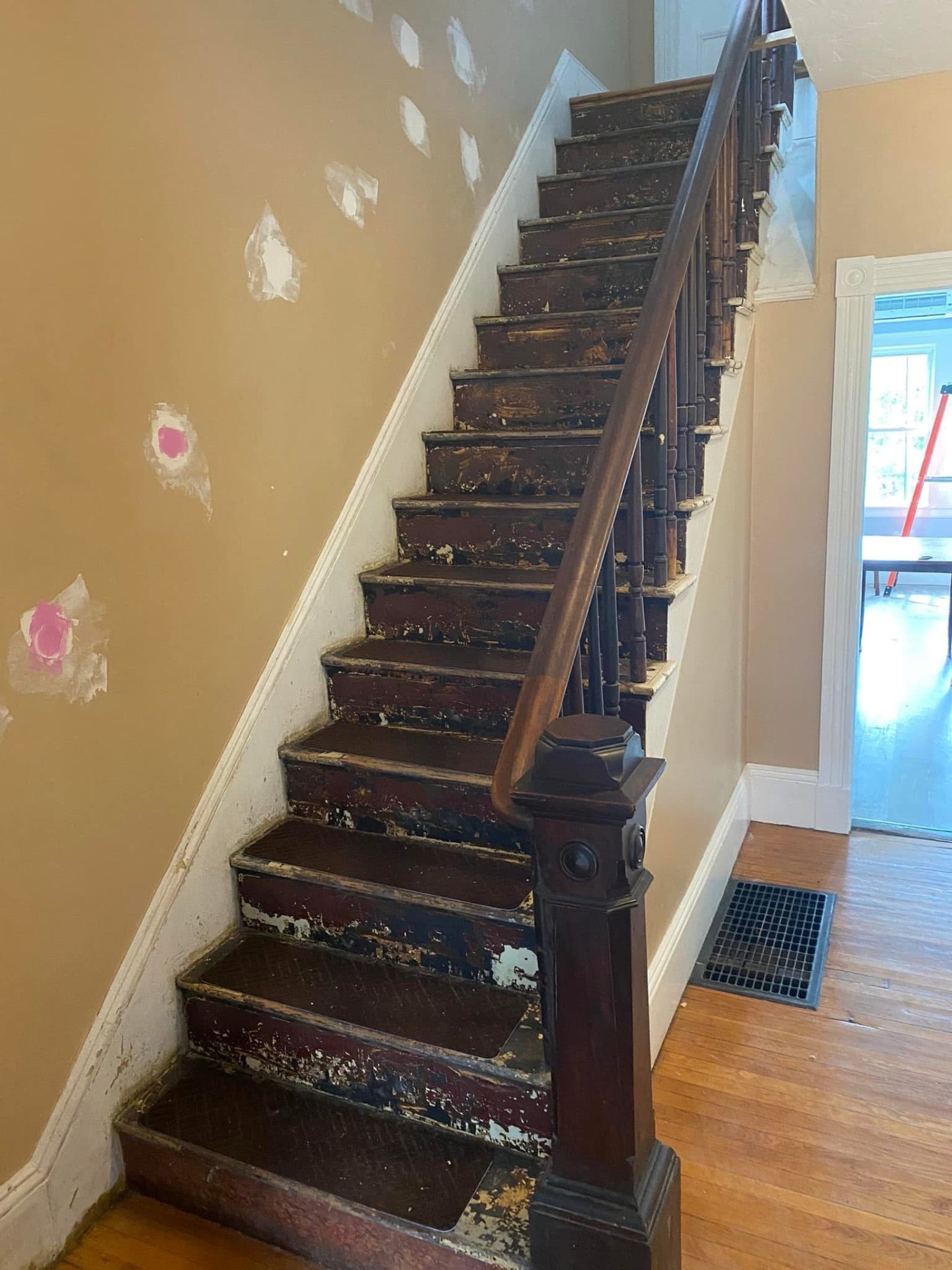 Historic Staircase Restoration — Before