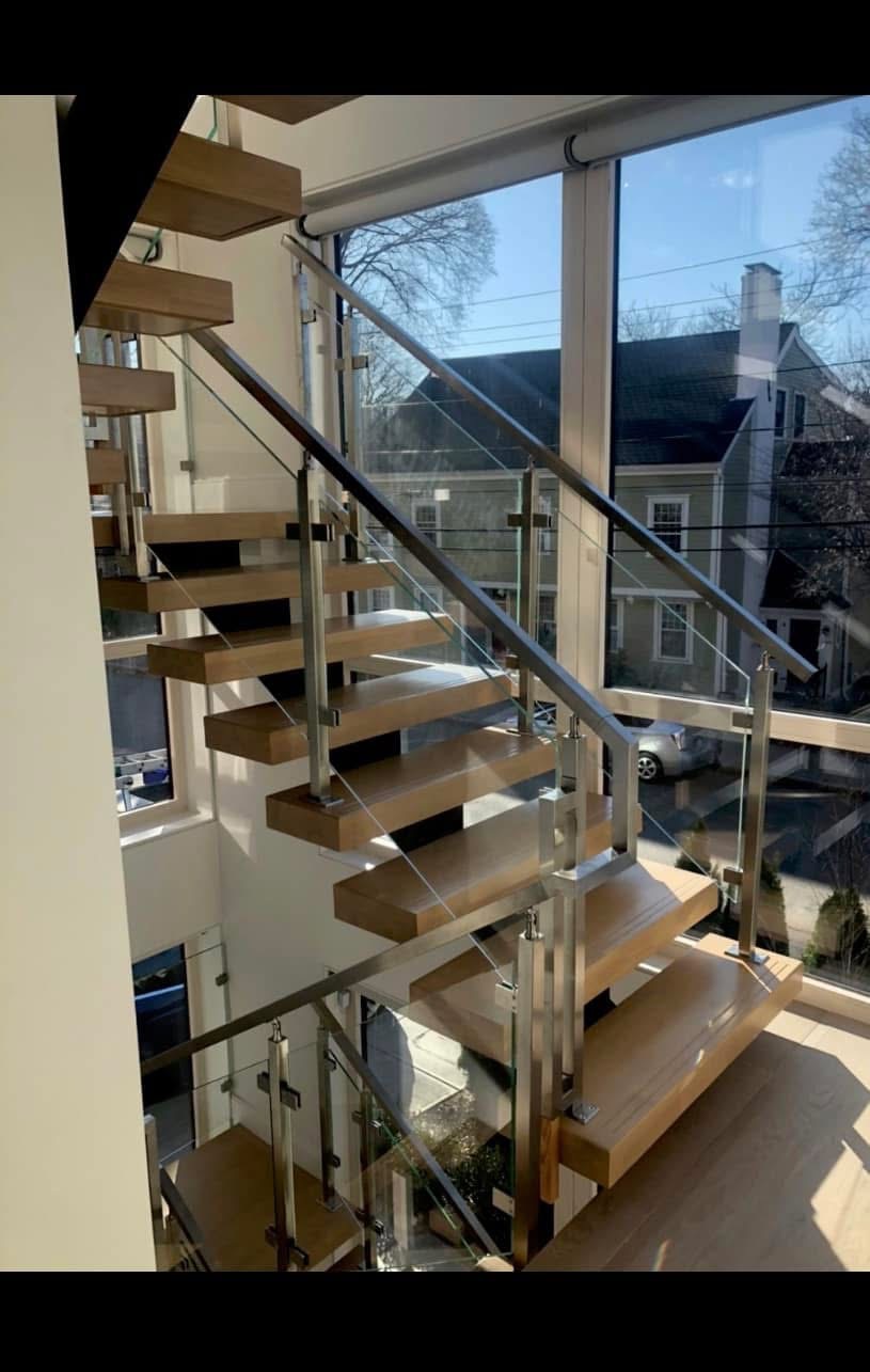 Floating Glass Staircase